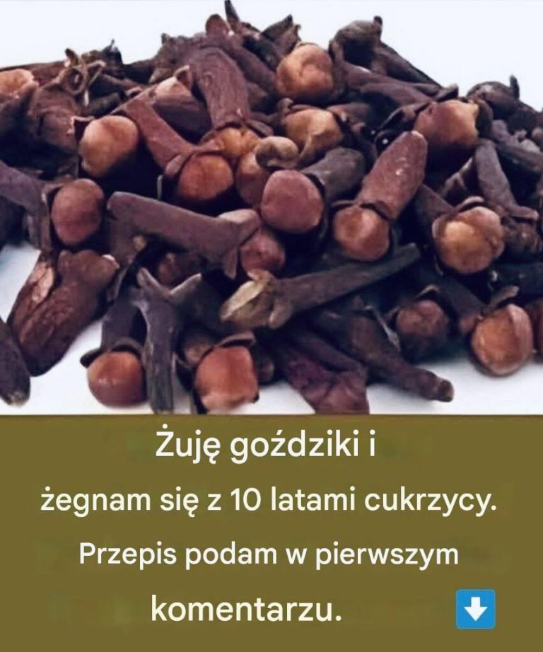 Żuję goździki i żegnam się z 10 latami cukrzycy. Daję ci przepis.