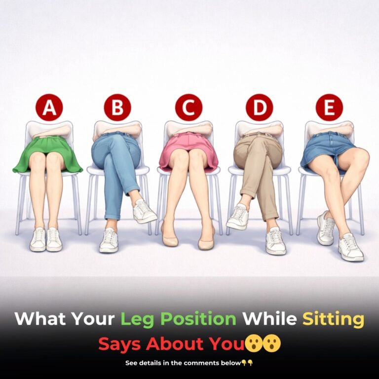 What Your Leg Position While Sitting Says About You: The Hidden Language of Body Movements