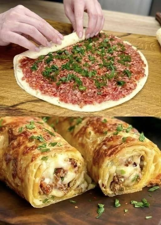 These Tortilla Wraps with Ground Beef Are a Family Favorite! Quick, Easy, and Disappears in Seconds!