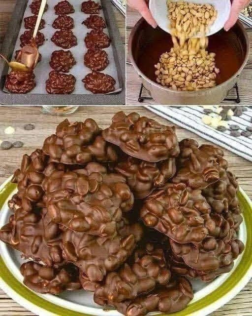 Zero Carbs! Delicious Without Flour, Quick and Easy Chocolate Clusters That Help You Stay on Track!