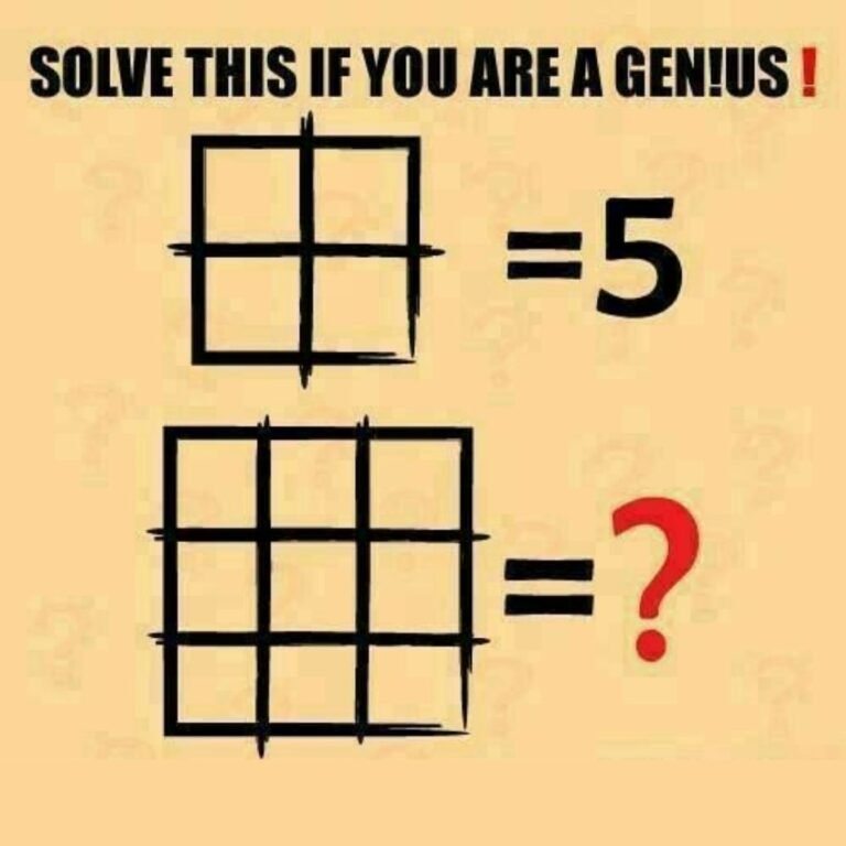 The Square-Counting Puzzle That Fools Almost Everyone: Are You Genius Enough to Solve It?