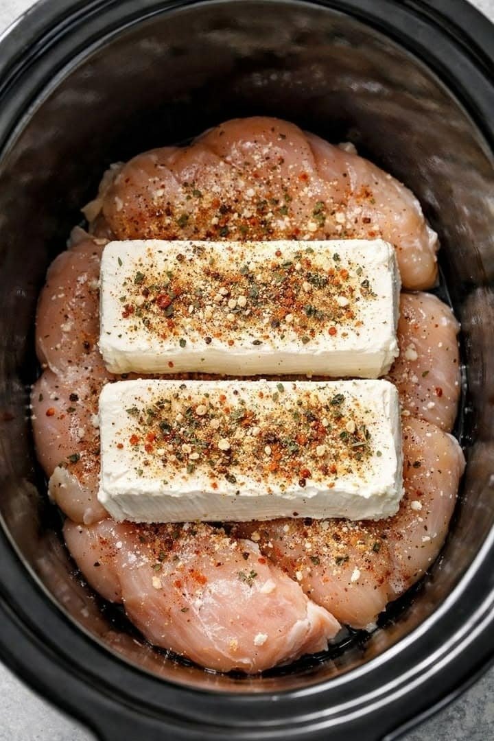 The Ultimate 3-Ingredient Crockpot Cream Cheese Chicken: The Lazy Weekday Meal Your Family Will Beg For!