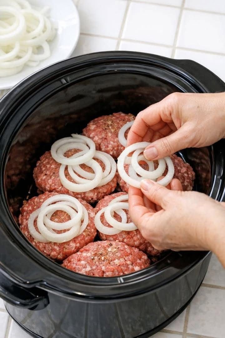 The Ultimate Slow Cooker Salisbury Steak Patties