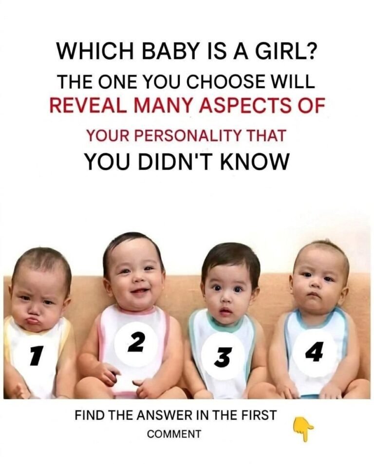 Which Baby is a Girl? The Intuitive Choice That Reveals Your True Hidden Personality
