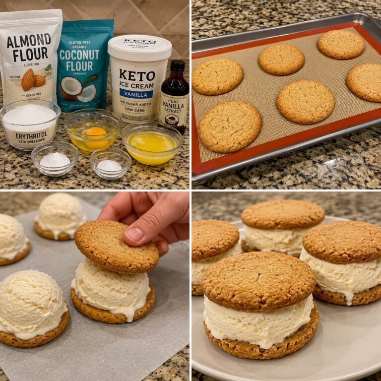 Keto Ice Cream Sandwiches 