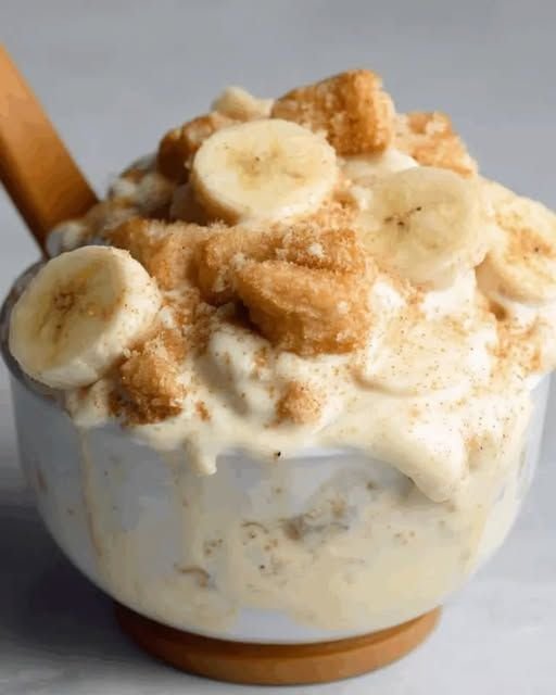 High-Protein Banana Pudding