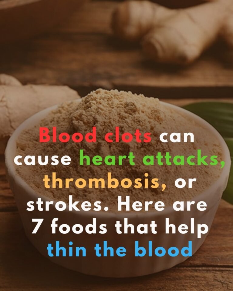 7 Powerful Blood-Thinning Foods: Natural Circulation Boosters and Essential Health Realities