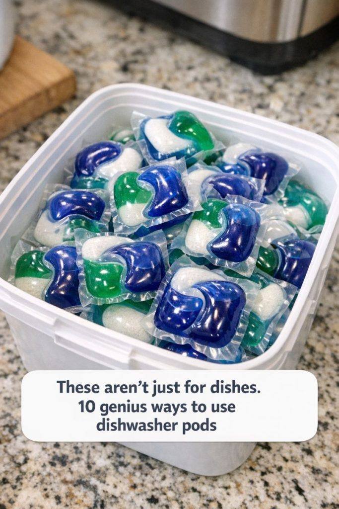 10 Genius Ways to Use Dishwasher Pods (That Have Nothing to Do with Dishes)