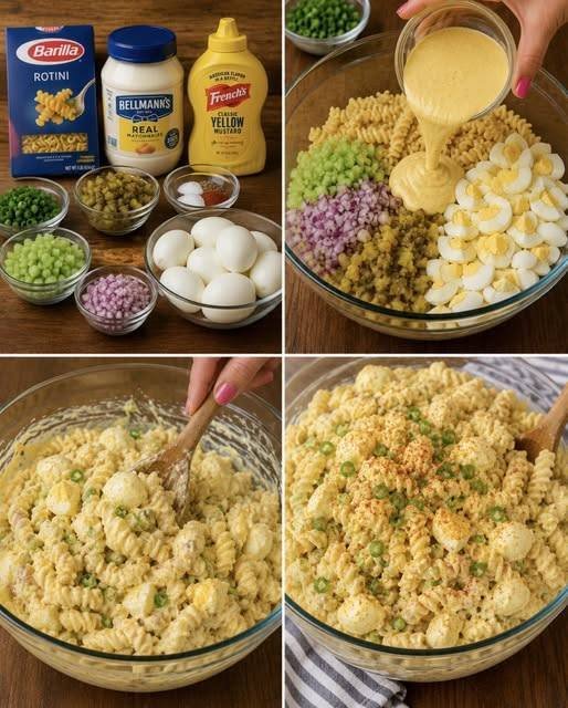 DEVILED EGG PASTA SALAD