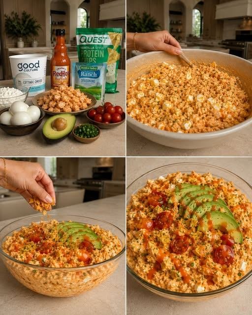 Buffalo Ranch Cottage Cheese Bowl