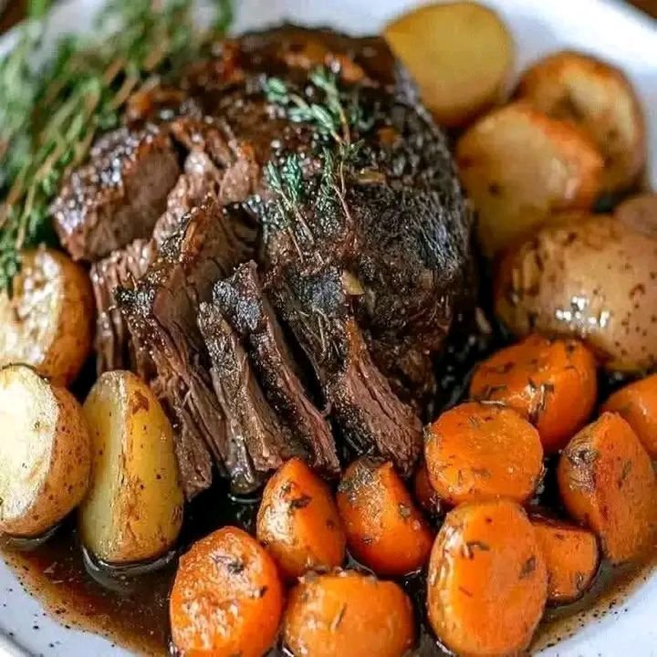  POT ROAST with POTATOES & CARROTS 
