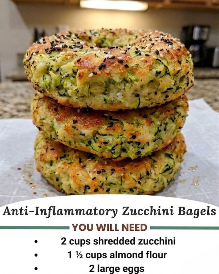 Anti-Inflammatory Zucchini Bagels