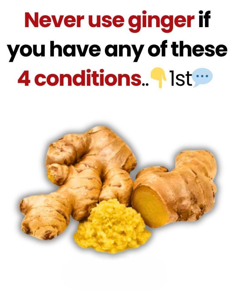 Ginger is healthy for most people  but not for everyone See the list of 4 conditions  doctor’s explanation