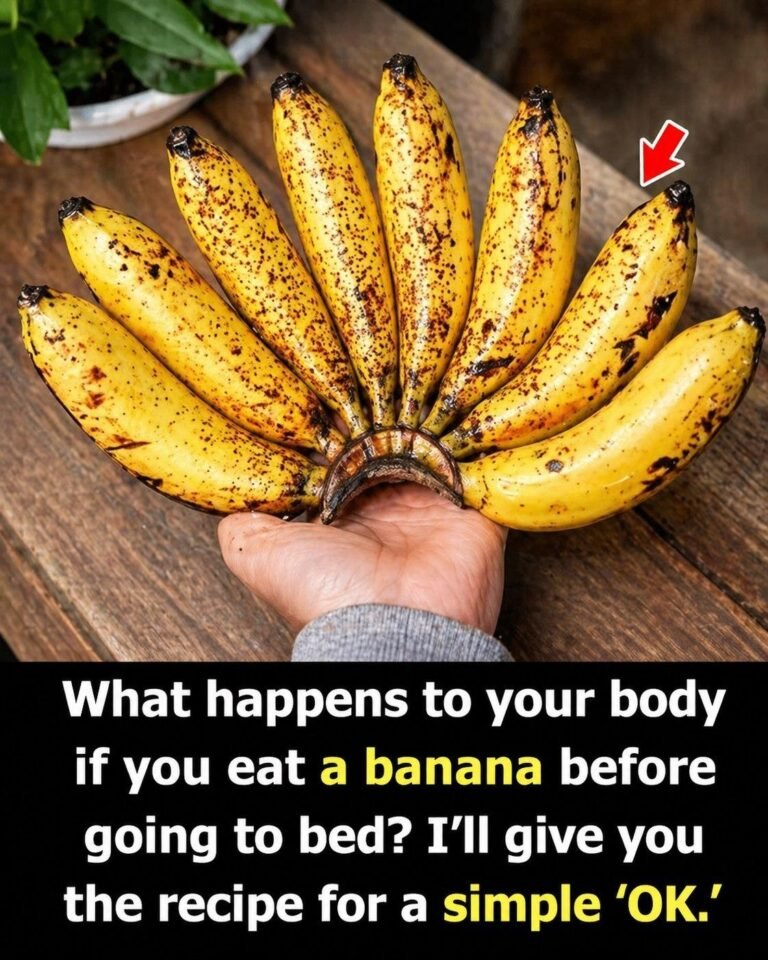 If you eat bananas at night, you’ll increase your