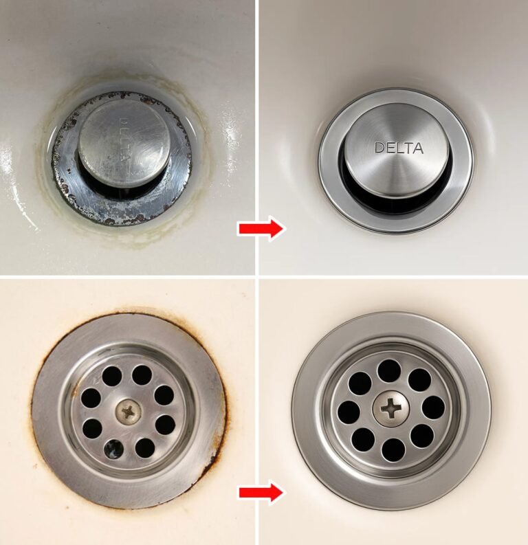 How to Remove Dark Crust and Mineral Rings Around Faucets 🚰✨