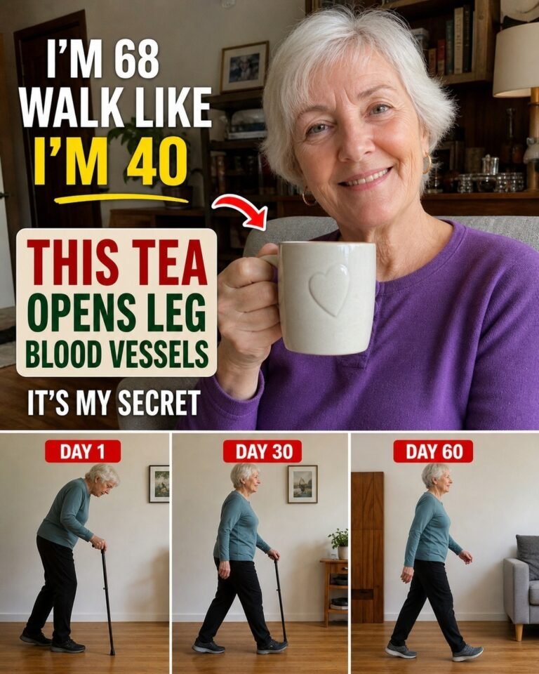 Over 60? Drink These 3 Teams to Rebuild Muscle and Walk Strong Again