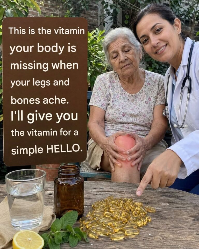 This is the vitamin your body is missing when your legs and bones hurt