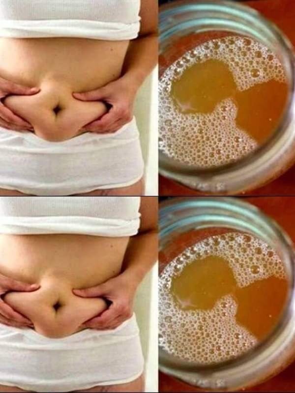 Drink this mixture every night before going to bed and you will wake up slimmer in the morning