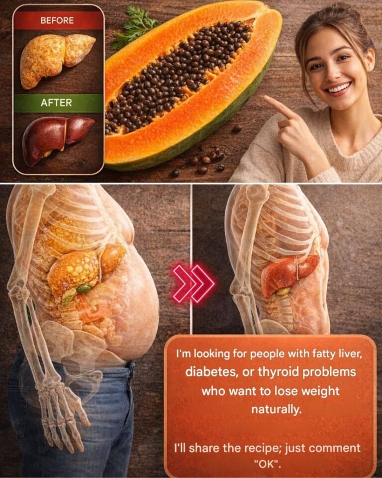 The hidden power of papaya seeds: a natural secret to promote liver health and reduce belly fat.