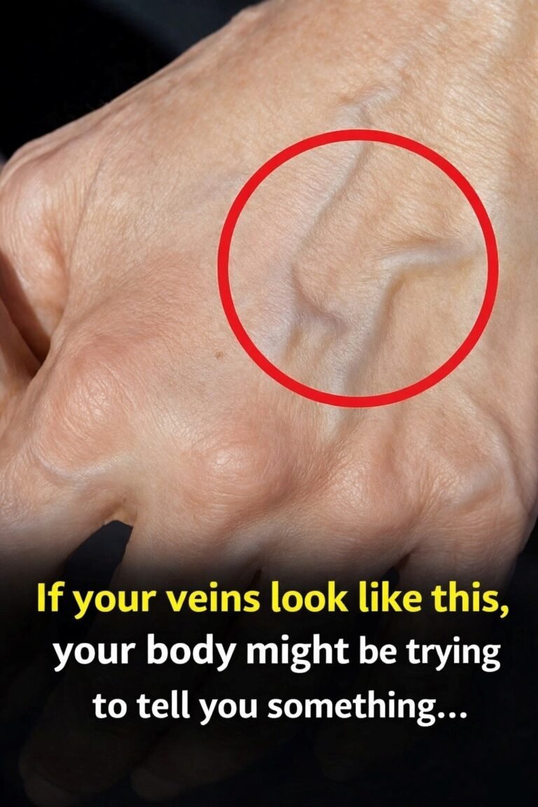 Having visible veins might be a sign that you are
