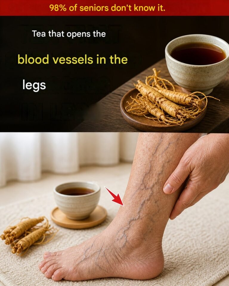 These 3 simple teas will strengthen your legs and give you new energy