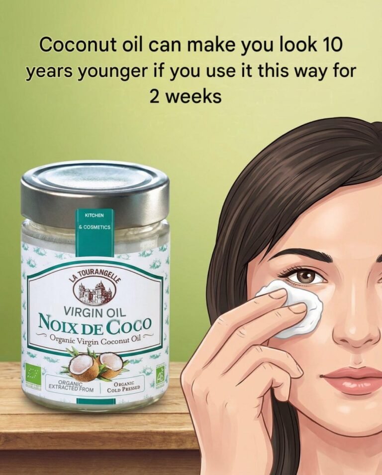 Coconut oil can make you look 10 years younger if you use it this way for 2 weeks