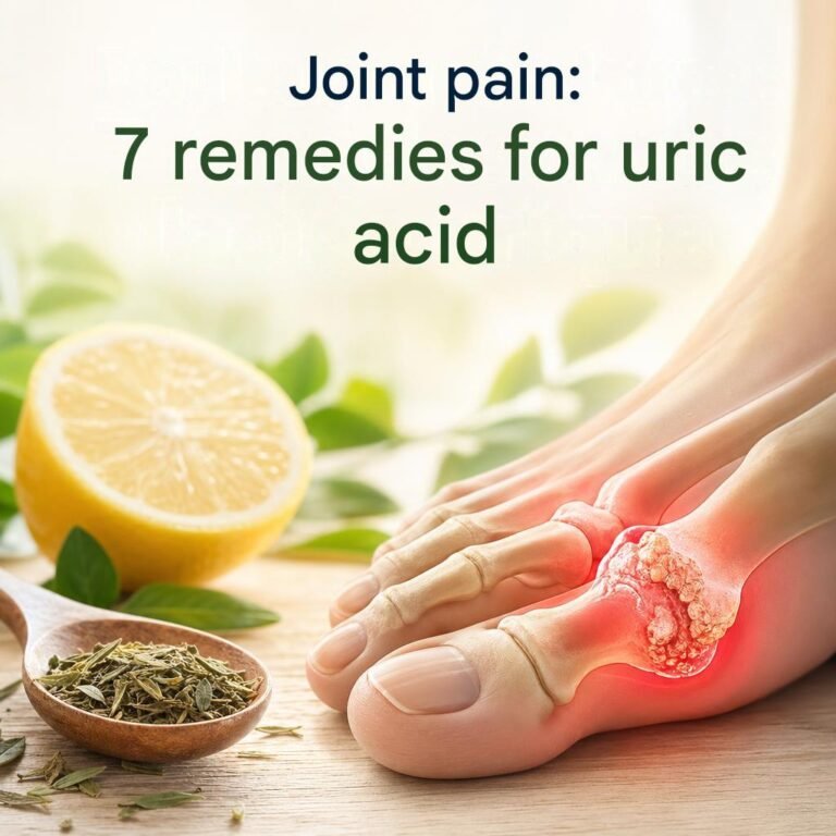 7 natural remedies that help eliminate uric acid, which causes arthritis