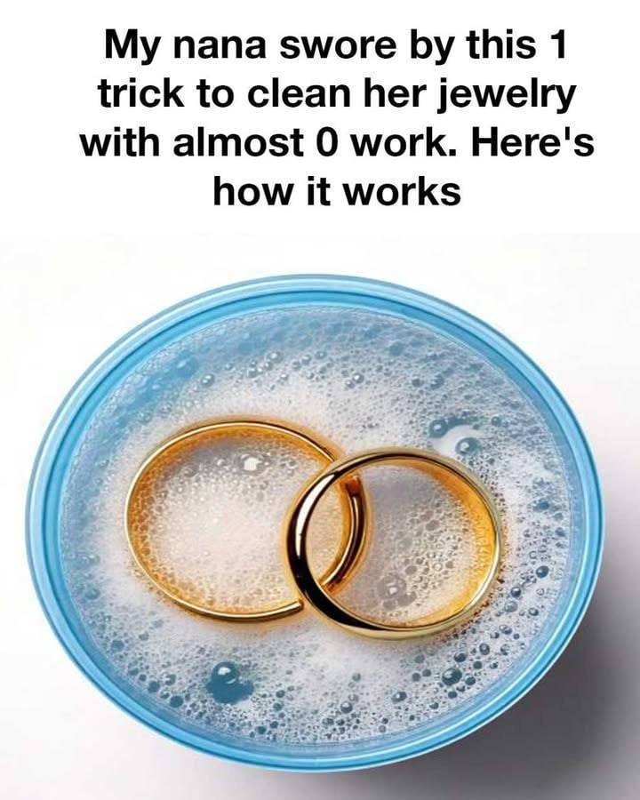 My Nana Swore By This 1 Trick To Clean Jewelry With Almost 0 Work—And It Works Wonders! 💍✨