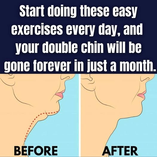 Quick and Easy Exercises to Tone Your Jawline and Say Goodbye to a Double Chin 💆‍♀️✨