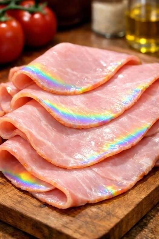 The Science of the “Rainbow Sheen”: Why Does My Deli Ham Shimmer?