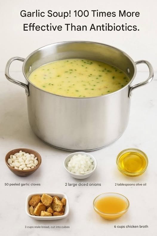 The Comforting Classic: Hearty Roasted Garlic Soup