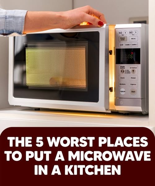 5 Places You Should Never Put Your Microwave in the Kitchen!