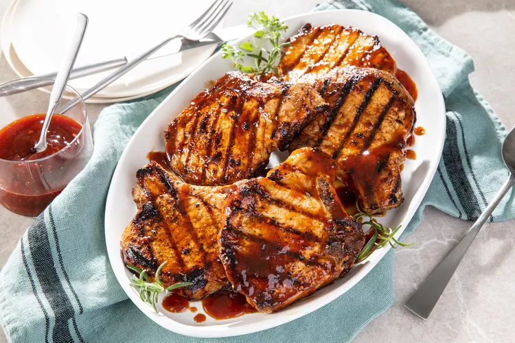 World’s Best Honey Garlic Pork Chops