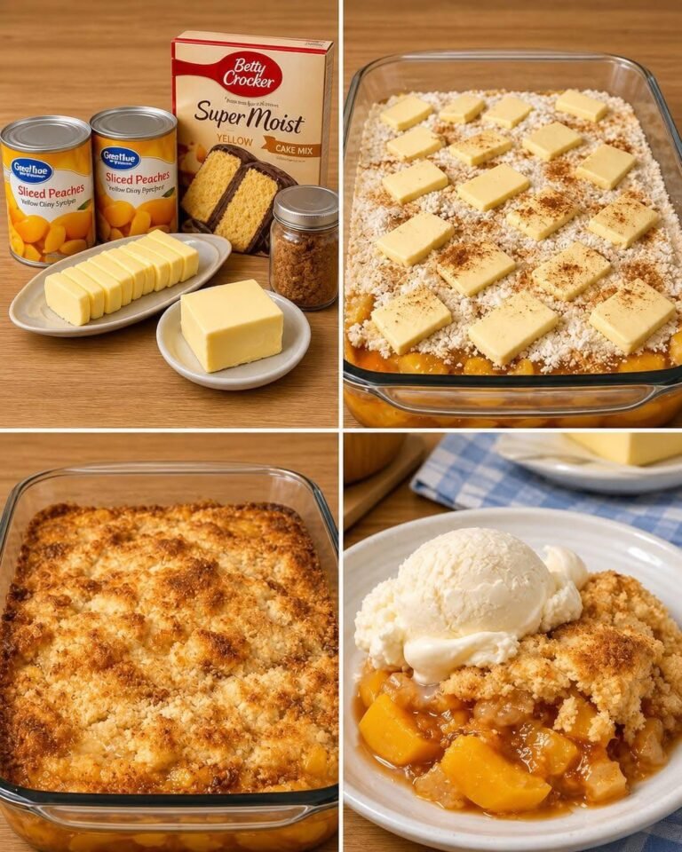  Easiest Old Time Peach Cobbler