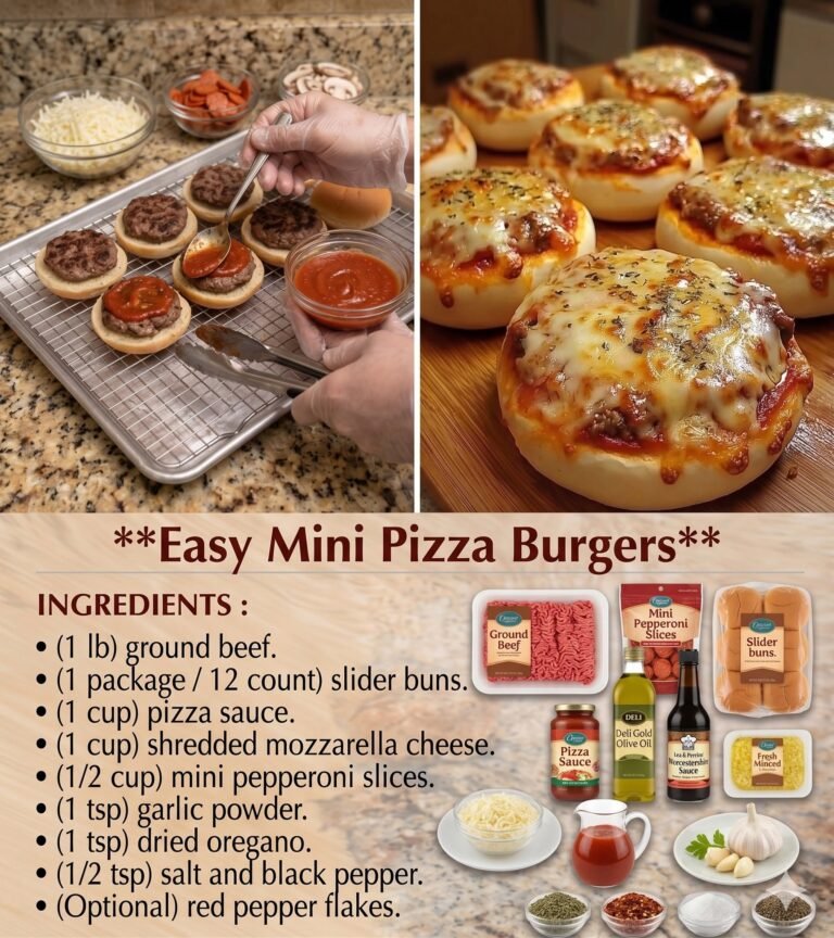Mini Pizza Burgers