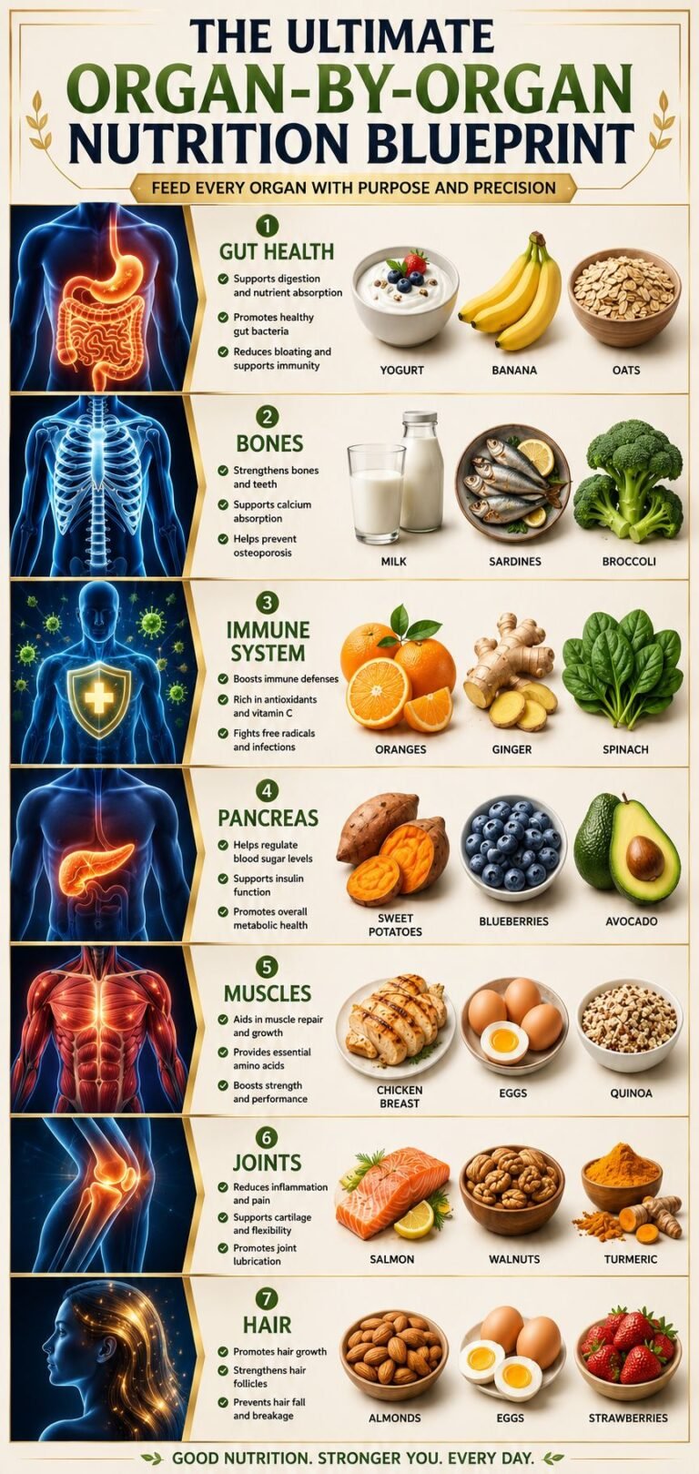 THE ULTIMATE ORGAN-BY-ORGAN NUTRITION BLUEPRINT 