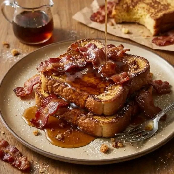 Bourbon Maple Bacon French Toast 