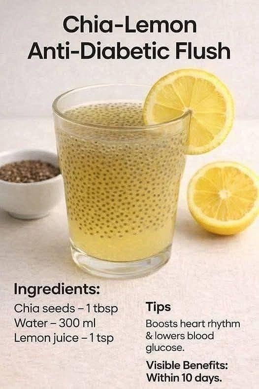 CHIA–LEMON DRINK