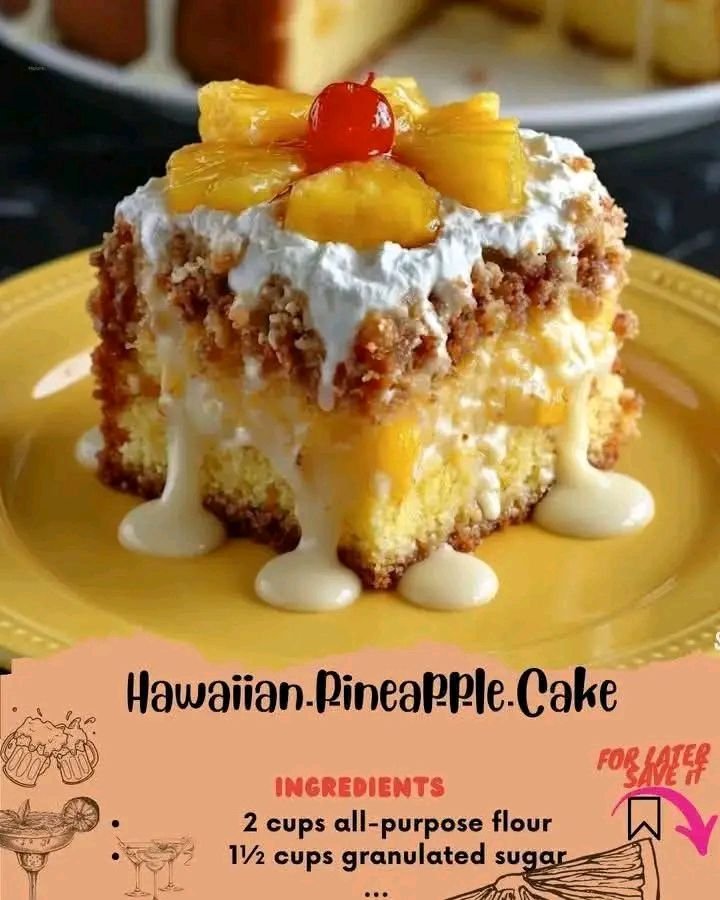  Hawaiian Pineapple Cake 