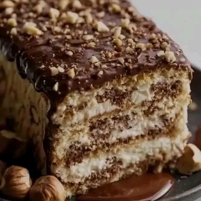  Chocolate Hazelnut Mascarpone Icebox Cake 
