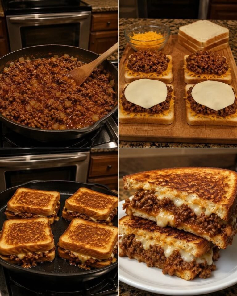 Sloppy Joe Grilled Cheese 