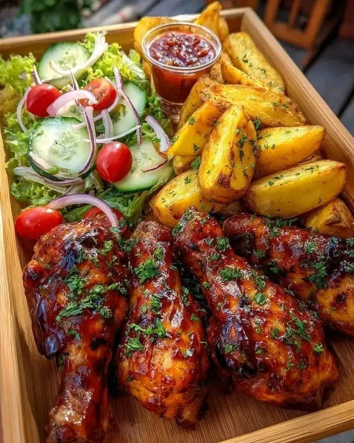  Sticky Chicken Drumsticks Board 