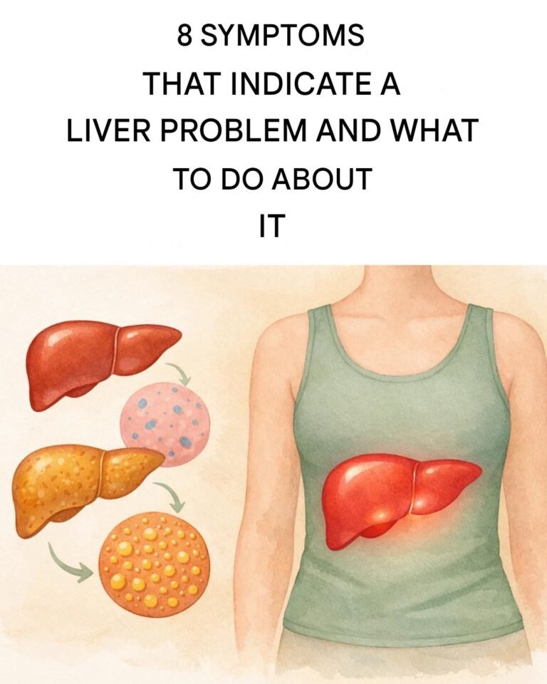 8 symptoms that indicate a liver problem and what to do to recognize and treat them I’ll explain here