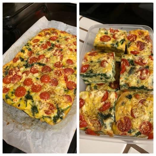High Protein Veggie Egg Bake
