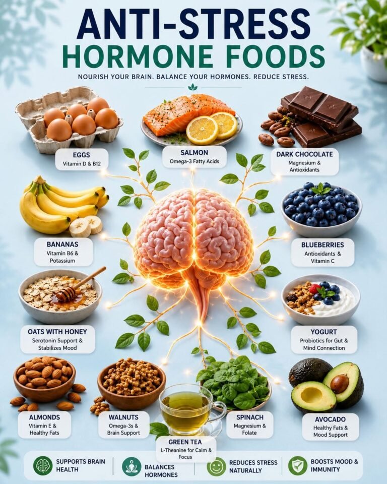 ANTI-STRESS HORMONE FOODS