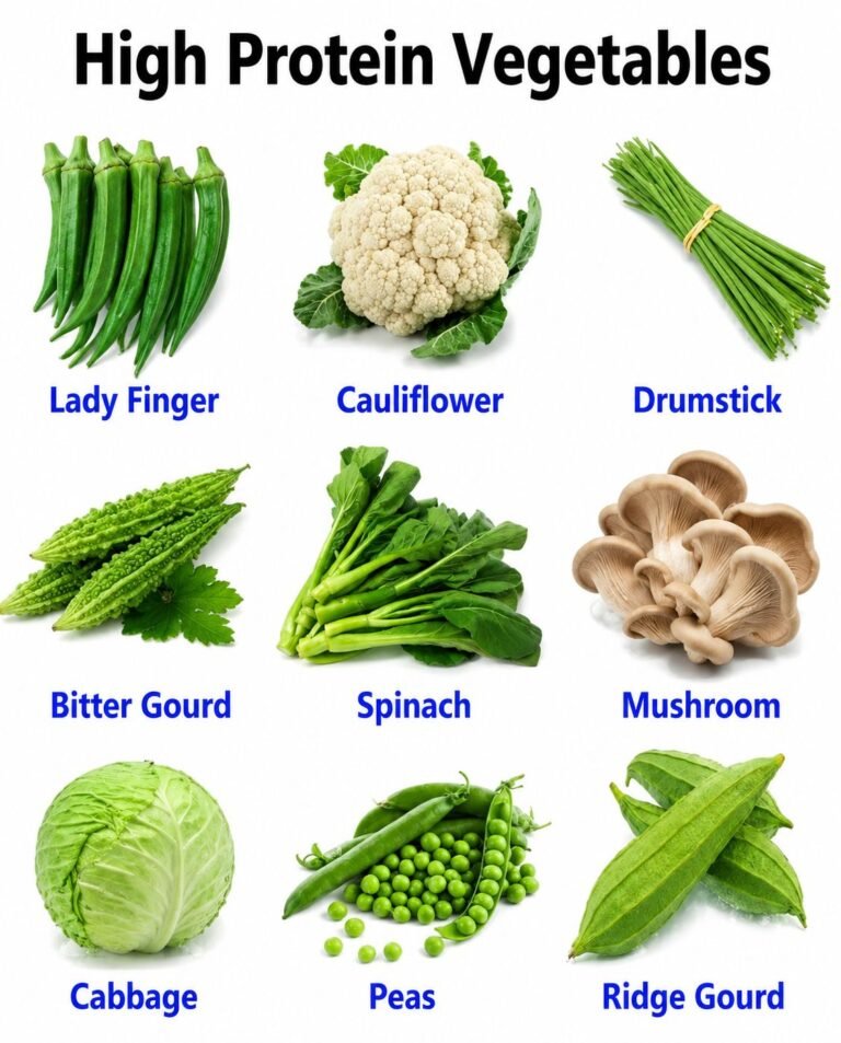 High Protein Vegetables