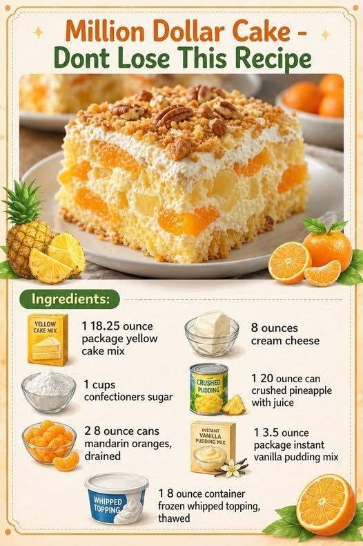Million Dollar Cake – Dont Lose This Recipe