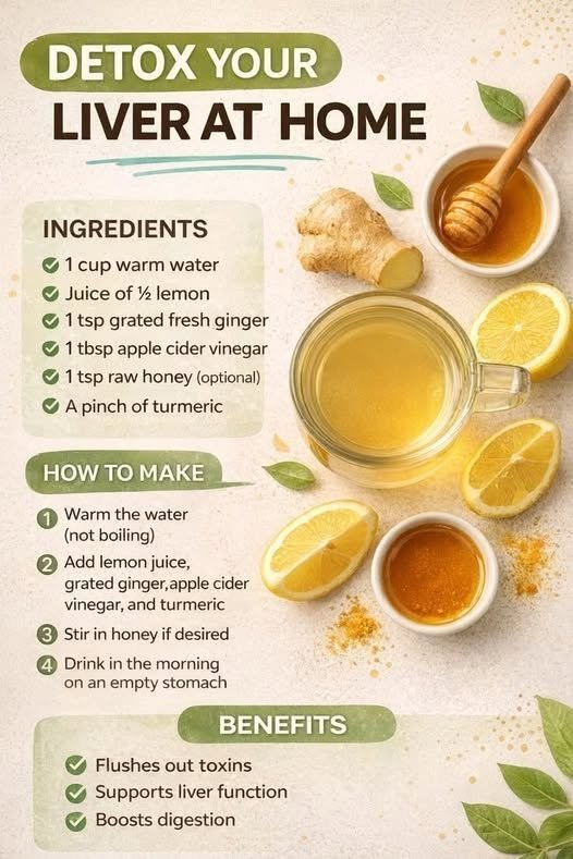 Natural Liver Detox Drink at Home