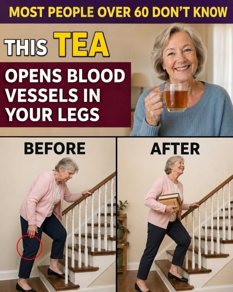 Are you over 60 Drink these 3 teas to help your muscles recover and walk with strength