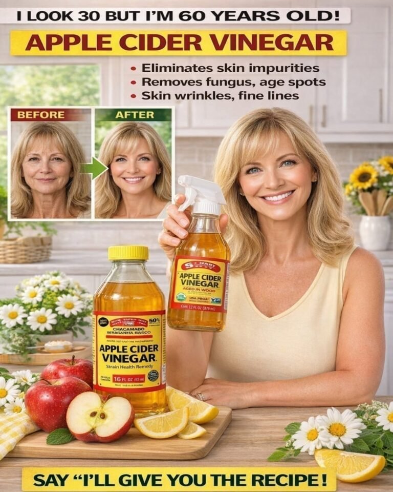 Vinegar makes you look 30 years younger